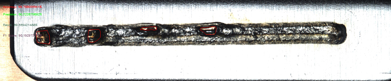 EV battery inspection result