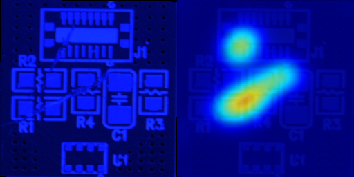 PCB anomaly heatmap example 4